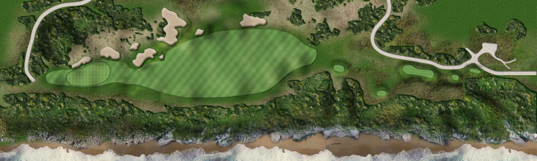 3D Golf Course Model, Golf 3D Visualization